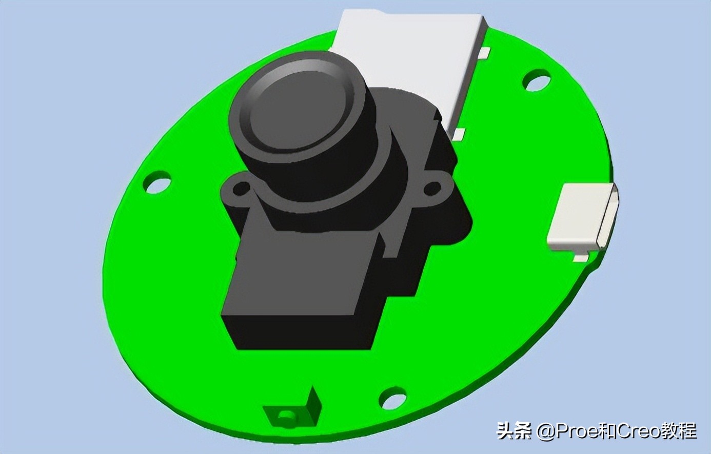 「干货」产品结构辅助设计课程之摄像头教学篇