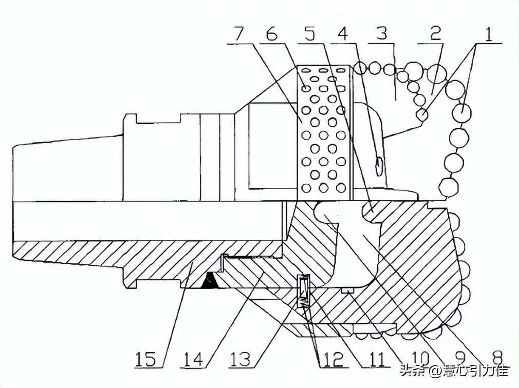 球形铸造碳化钨，对PDC钻头喷焊层冲蚀性能的影响