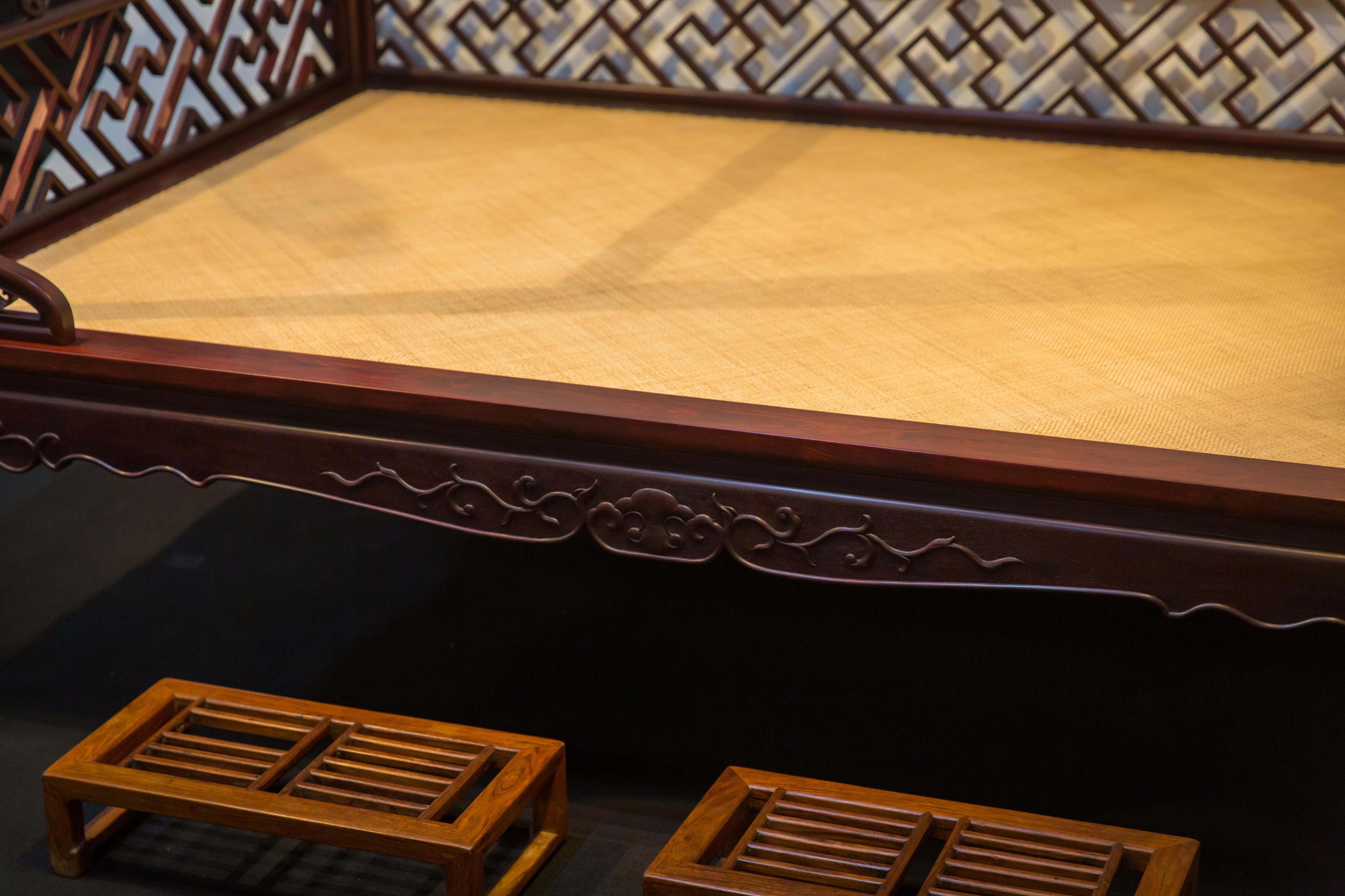 研习宝藏|紫檀四柱架子床共赏