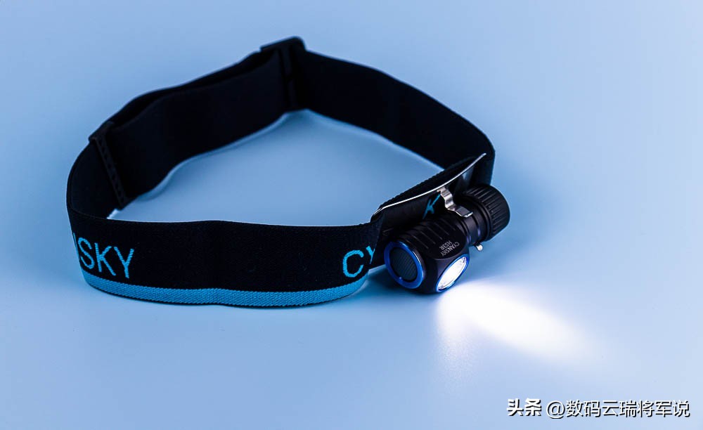夜晚骑行照明好选择多功能L型迷你可充电头灯CYANSKYHS3R
