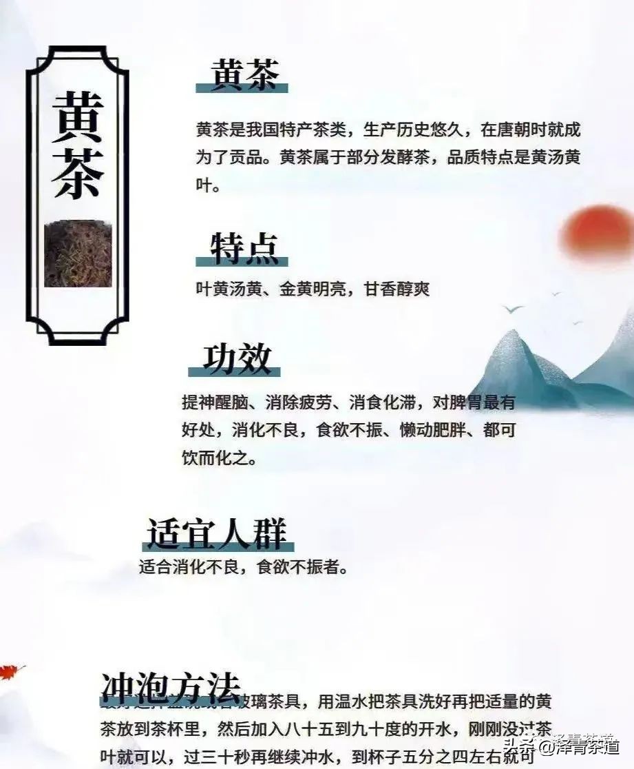 盖碗适合冲泡的六大茶类,中国茶道之六大茶类冲泡