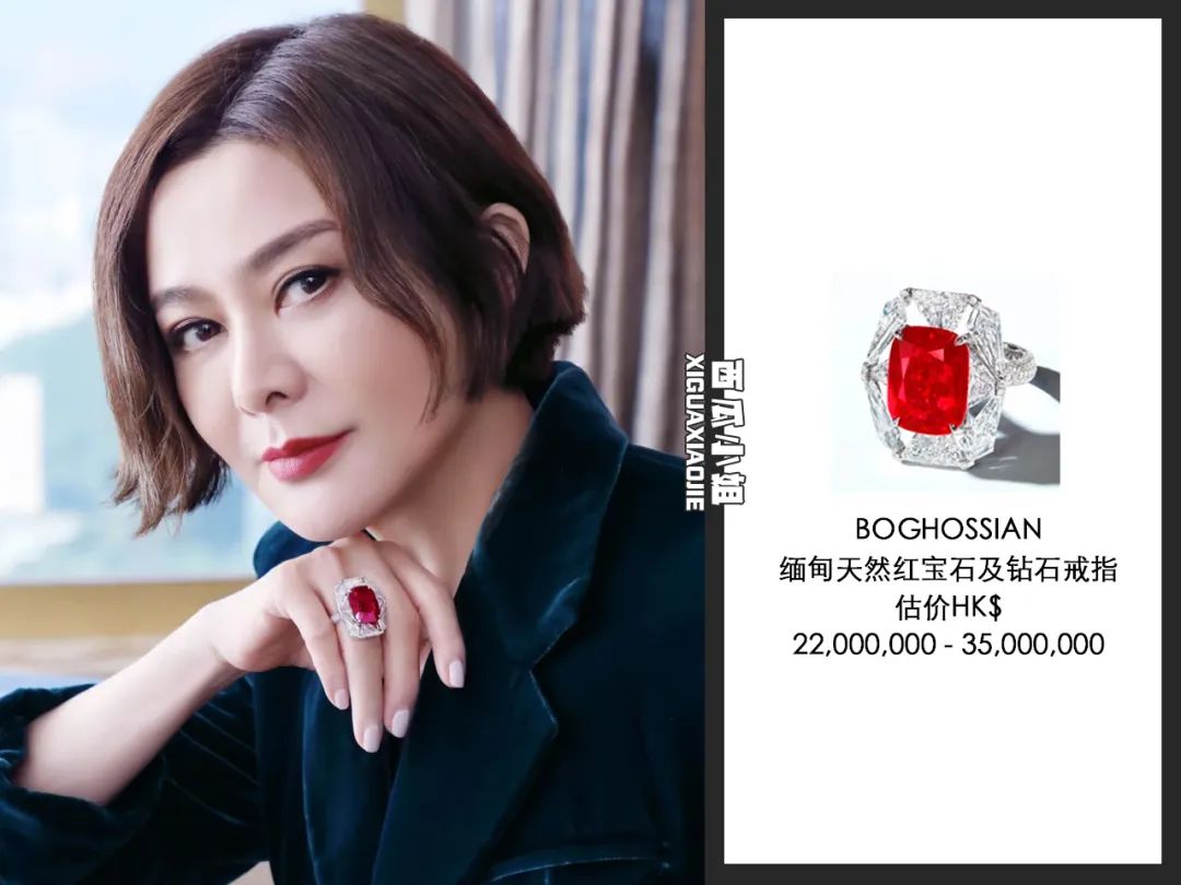 关之琳红宝石戒指,关之琳拍卖红宝石成交价