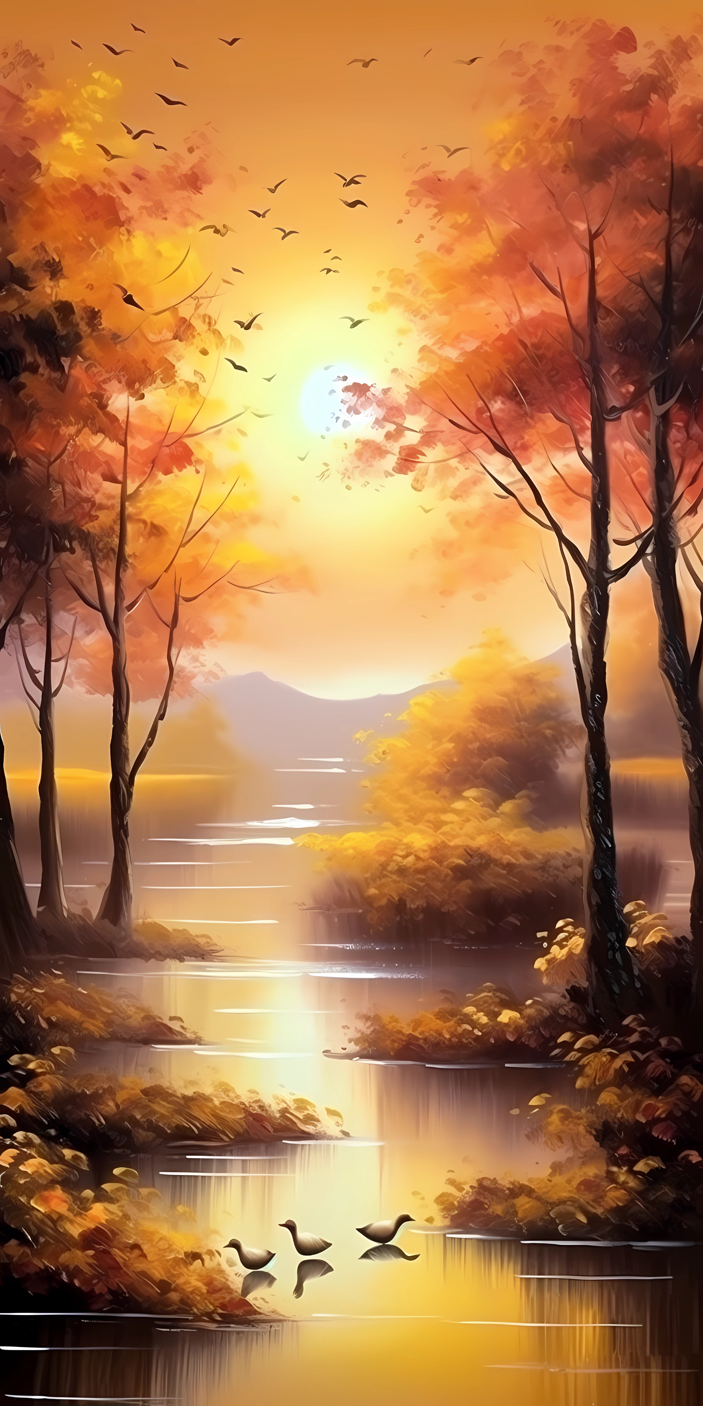 春天最美诗句手机壁纸图片,绝美风景手机壁纸好有意境啊