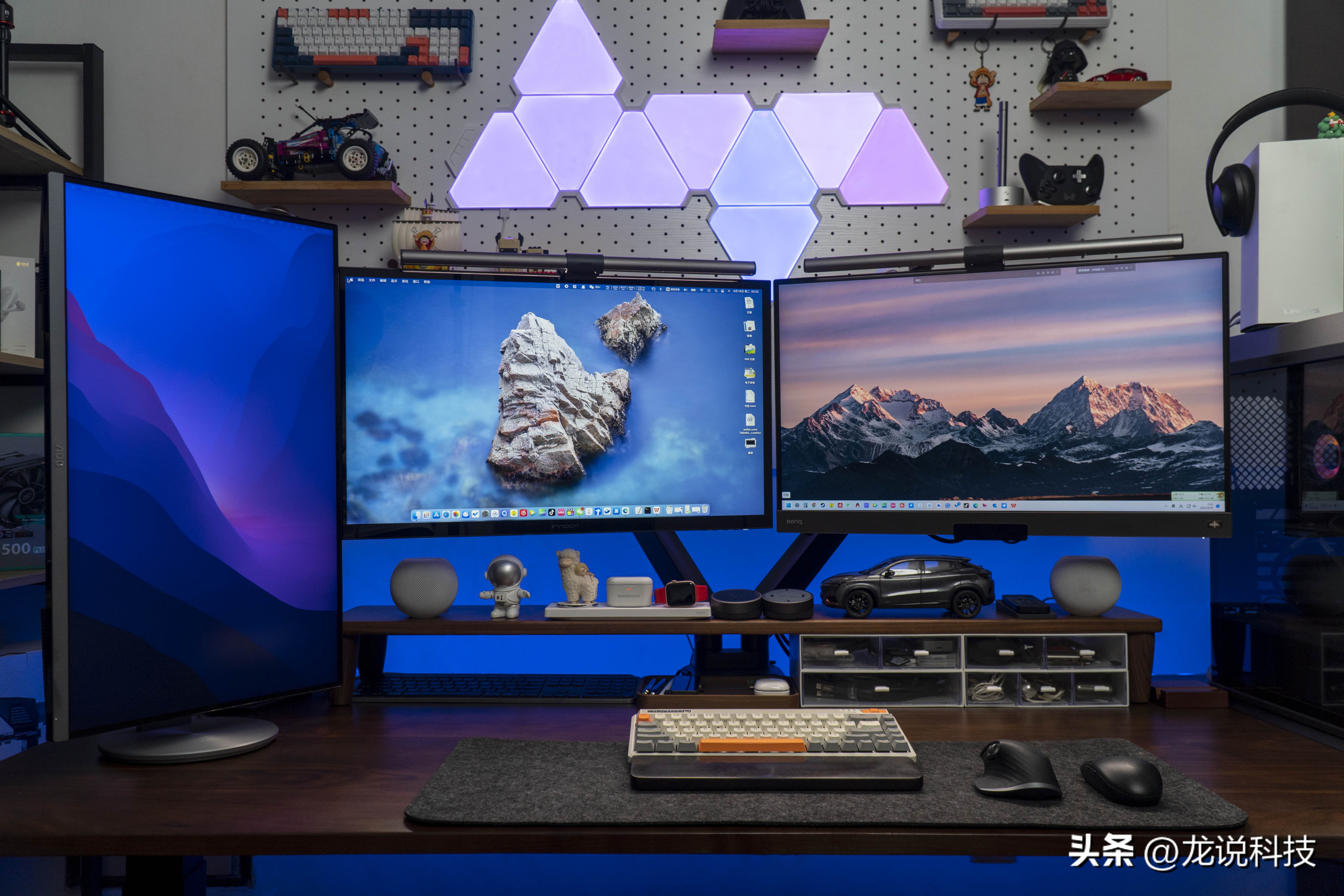 苹果mac内建显示器设置,macos和win10共用一个显示器