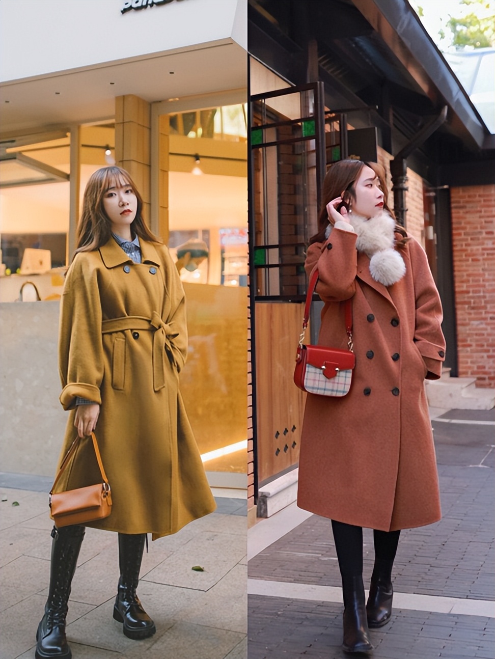 新款连衣裙显瘦遮肚子小个子冬季,小个子显瘦冬季穿搭