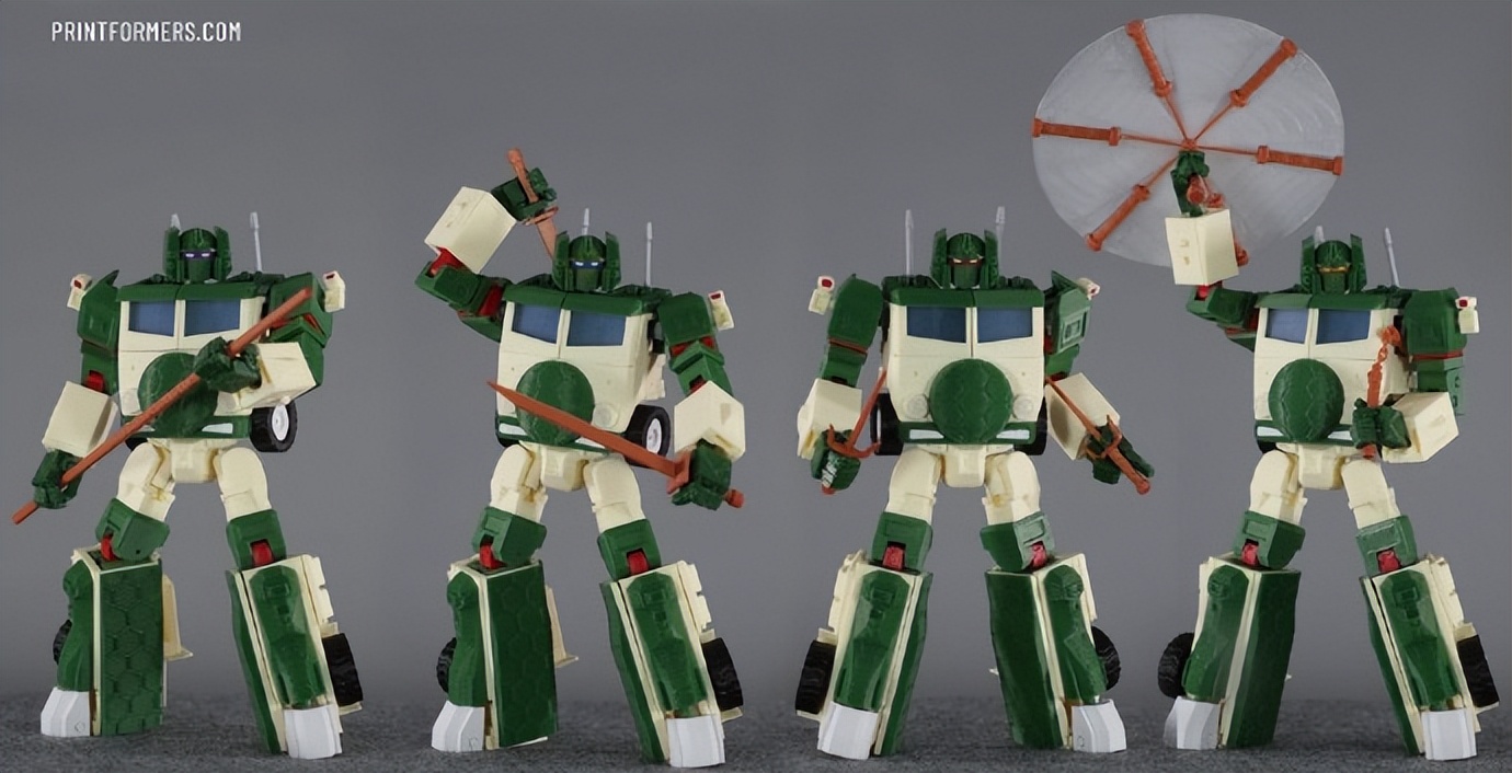 3d打印拼装变形金刚,3d打印忍者神龟车