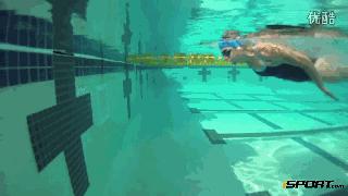 仰泳换自由泳的切换分解动作图解,混合泳仰泳后滚翻动作要领