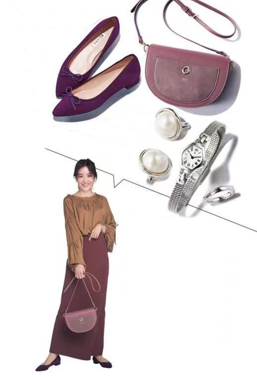 这些颜色穿在一起显白又高级,秋冬穿棕色系真的太显白了