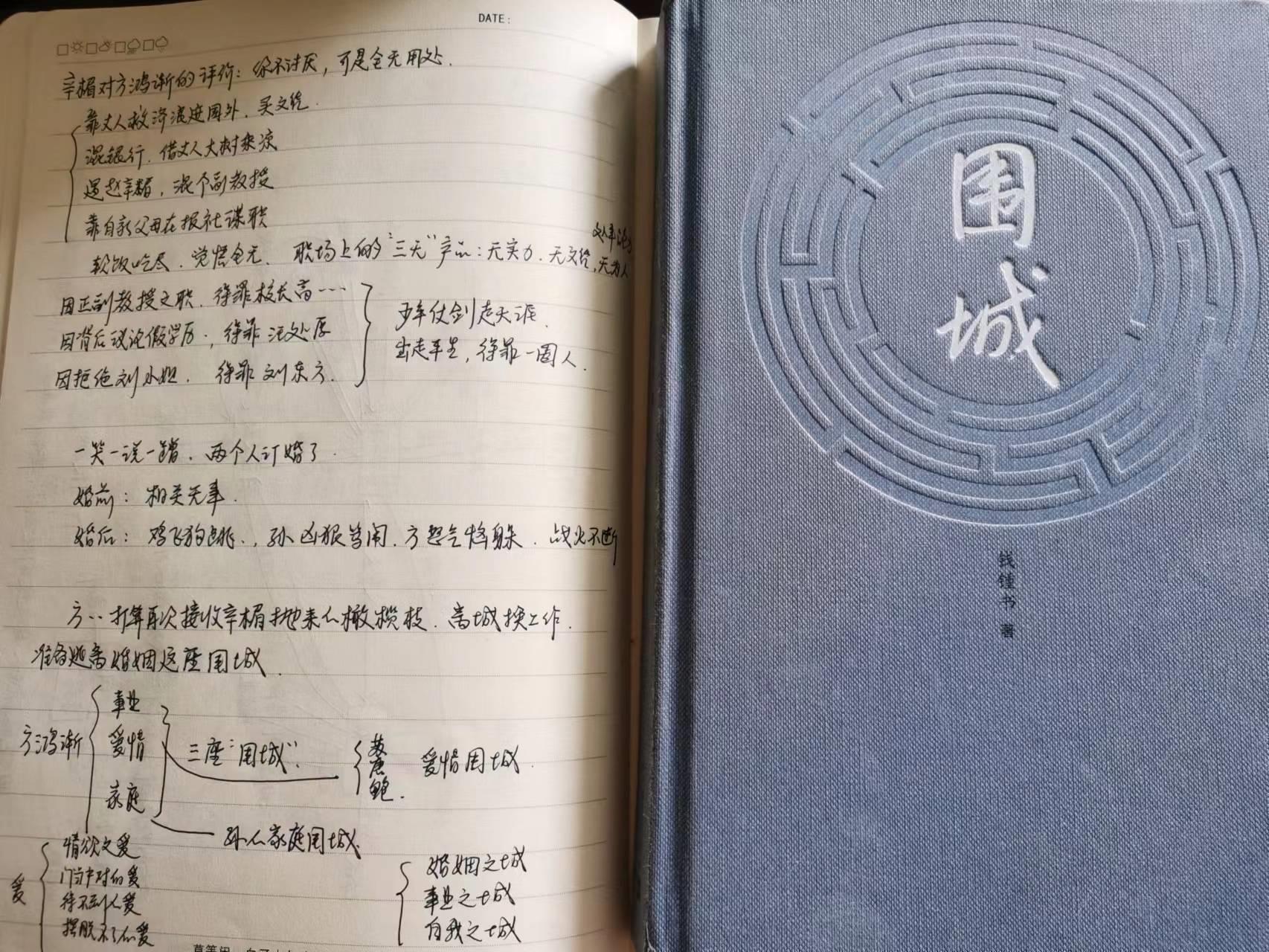 “袖珍版”《围城》，摘录288句经典，共计15643个字，值得你收藏