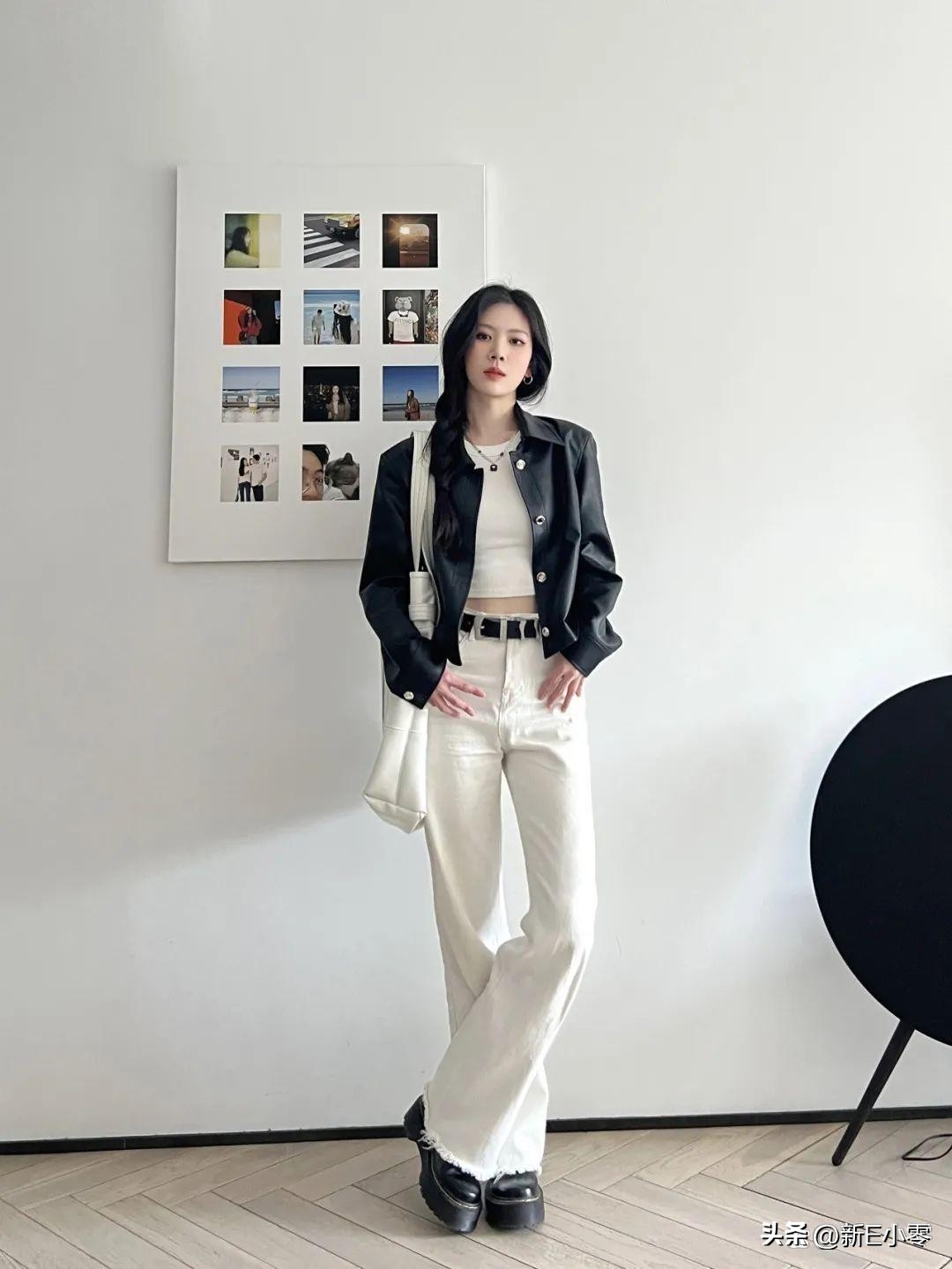 早春oversize皮衣,春装大码外套胖mm早春皮衣