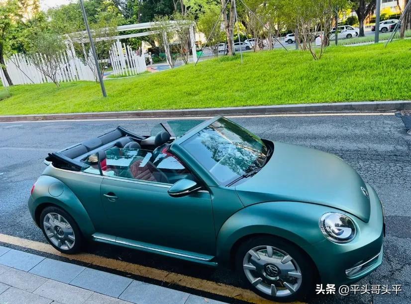大众甲壳虫敞篷版详细解说,甲壳虫2010款blackorange敞篷豪华版