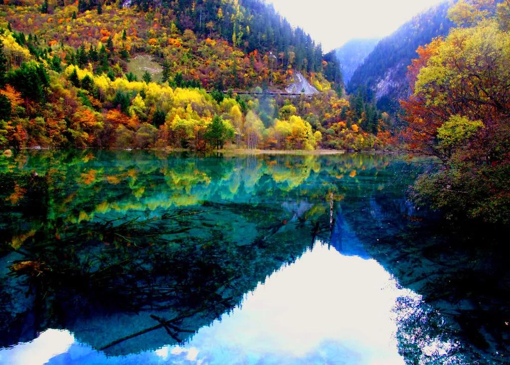 人间仙境九寨沟图片,人间仙境九寨风景图片