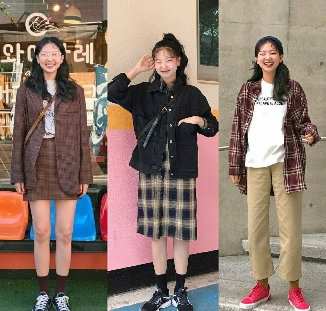 韩国女生的秋季时髦穿搭示范,30套最火的韩系穿搭简单又好穿