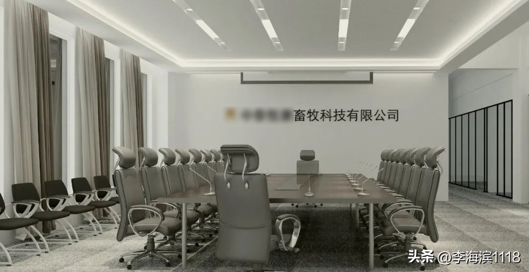 黑白灰异形办公室设计,深灰色系办公室设计赏析