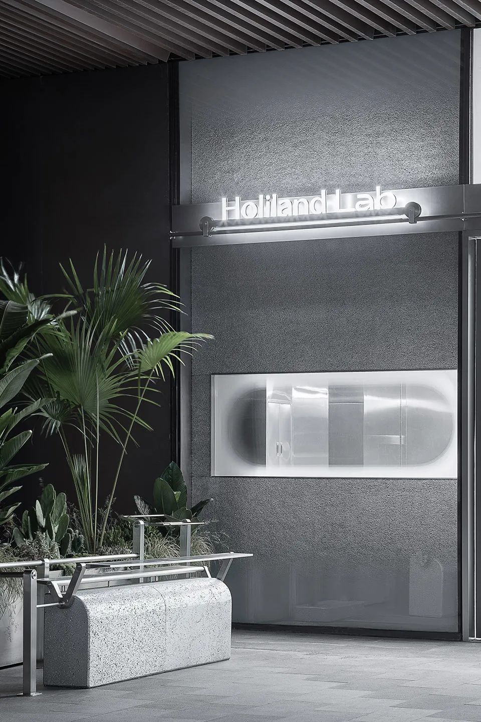 泡沫铝夜间效果图片,泡沫铝透光效果图