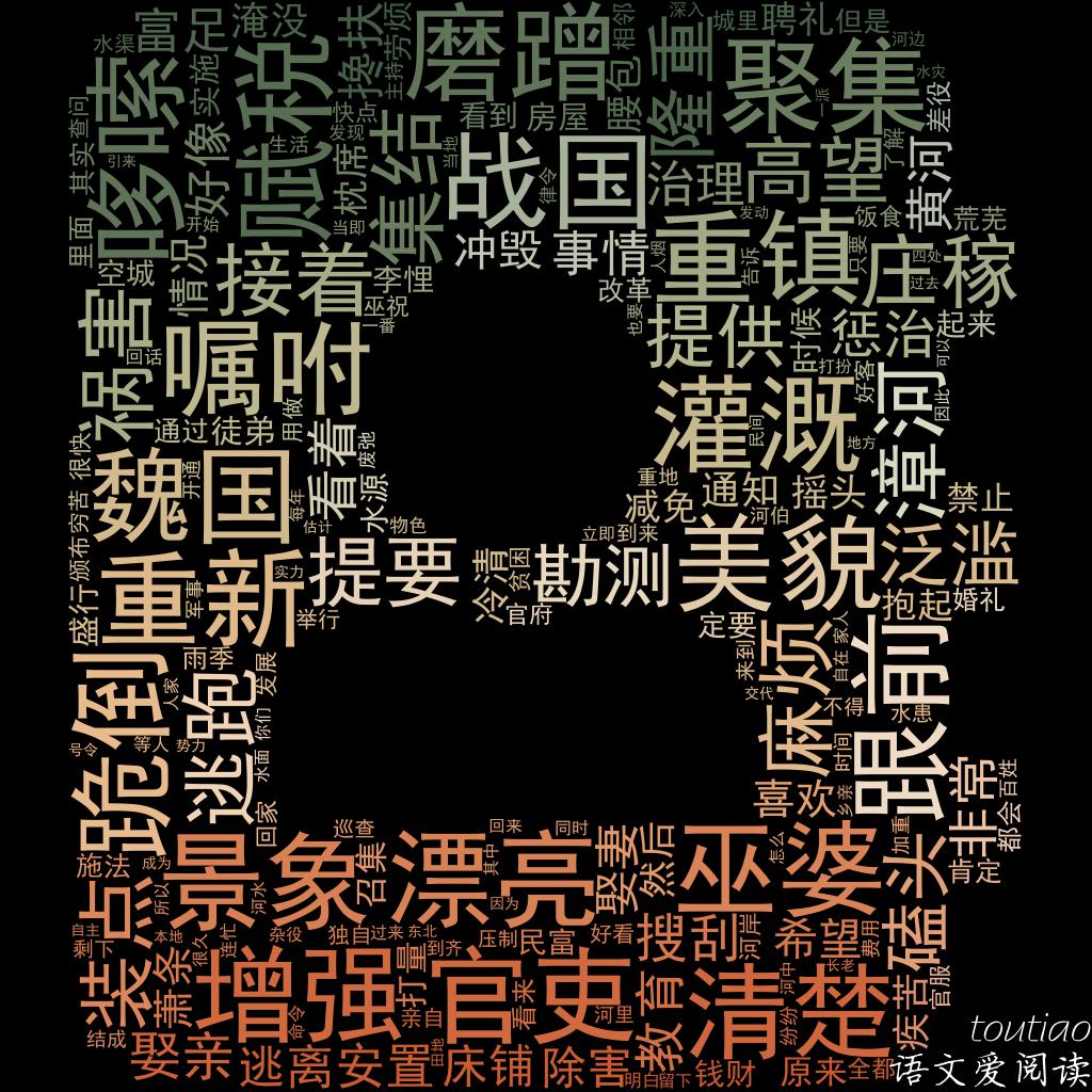 历史故事西门豹治邺400字四年级,西门豹治邺的生字组词和拼音