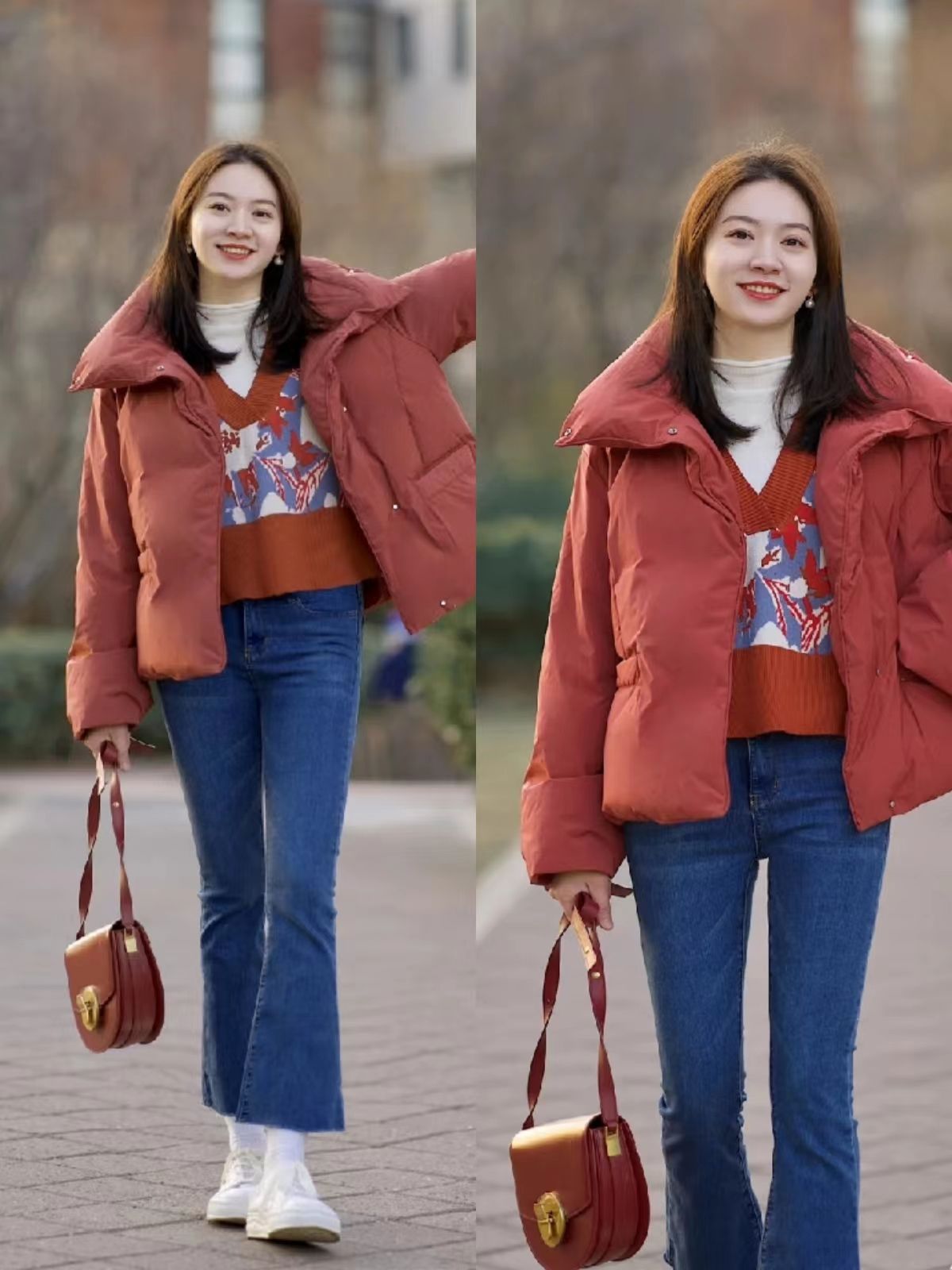 过时的羽绒服大衣怎样穿搭,黑色带帽羽绒服外套怎么搭配好看