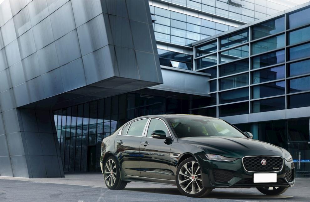 捷豹xel梦幻胭脂粉,豪华运动座驾捷豹xel