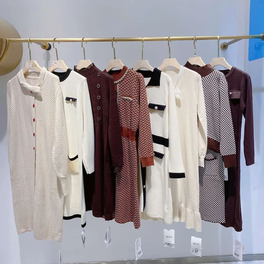 马尔飞丝品牌女装直播,马尔飞丝羊绒连衣裙折扣