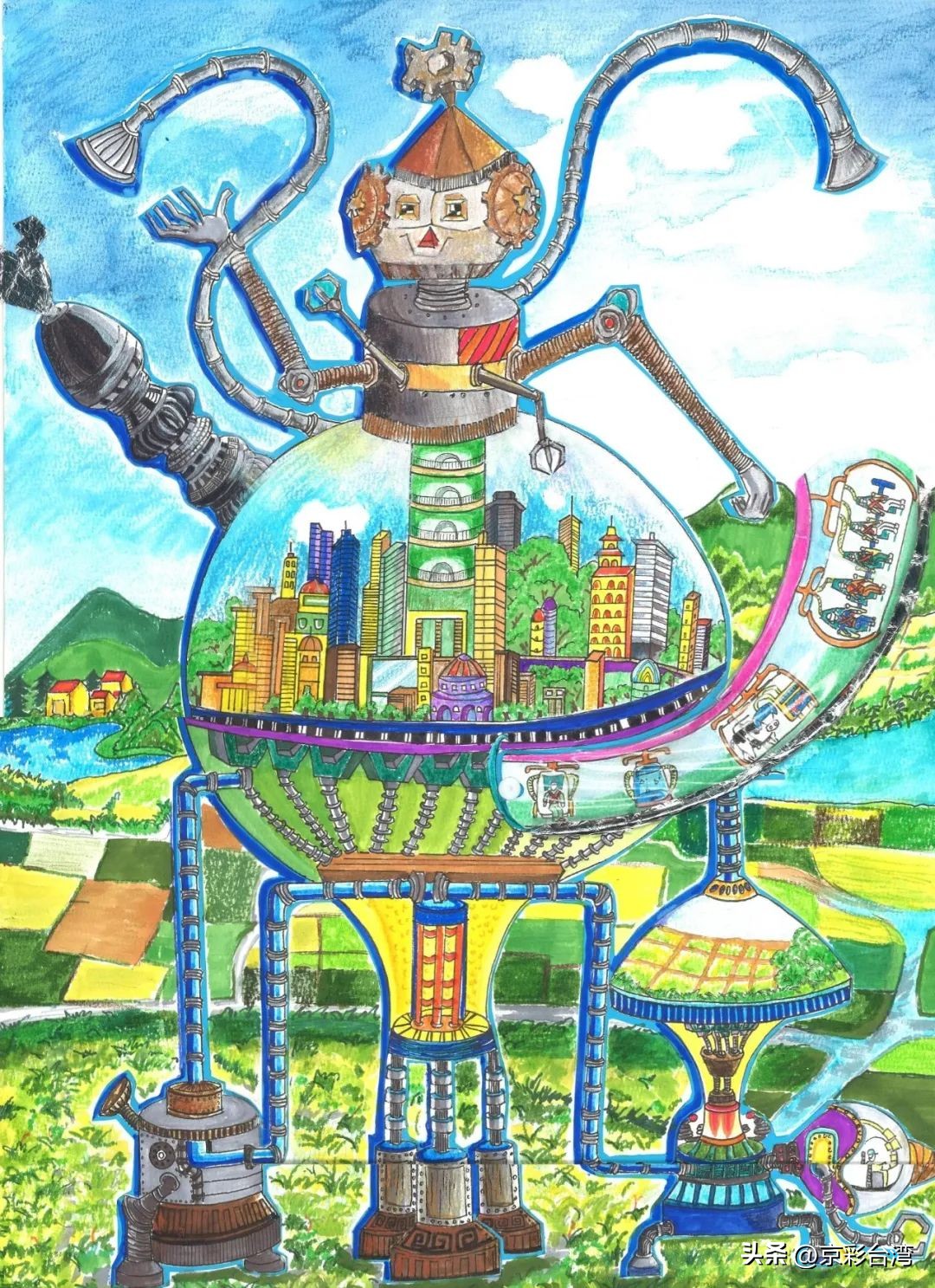 心怀科技记录创新|宋庆龄少年儿童发明奖背后的故事科技绘画特辑