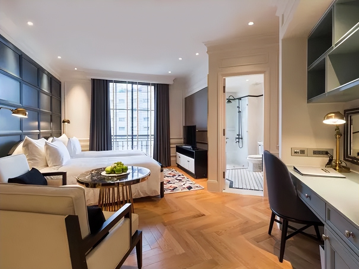 经典摩登复古风的五星级酒店,经典的酒店