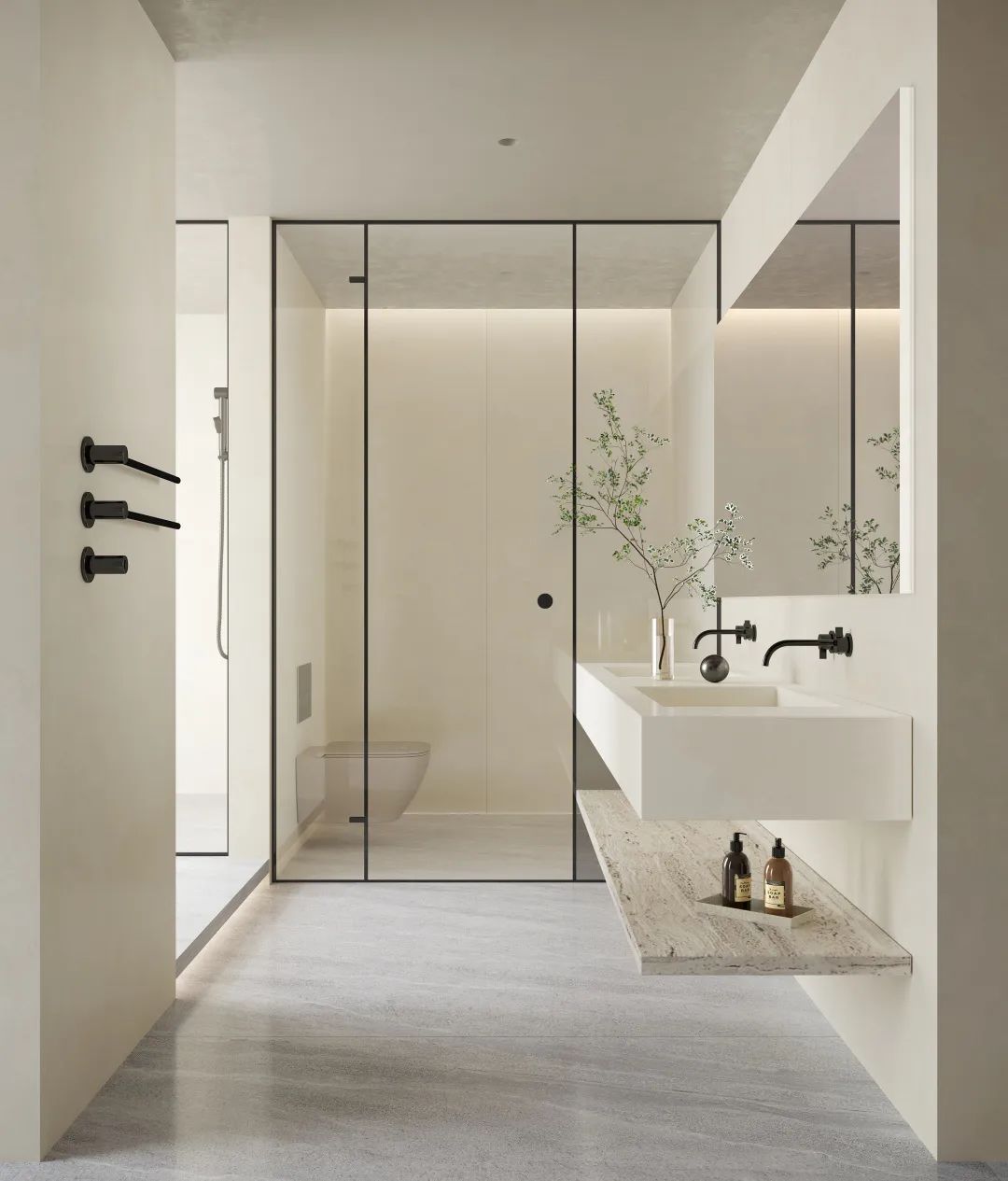 艺术不语·润物无声｜大国品牌顺辉天成岩板卫浴空间的心灵逸想