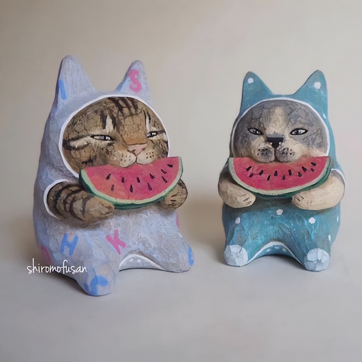 日本艺术家木雕猫,日本木雕猫艺术家