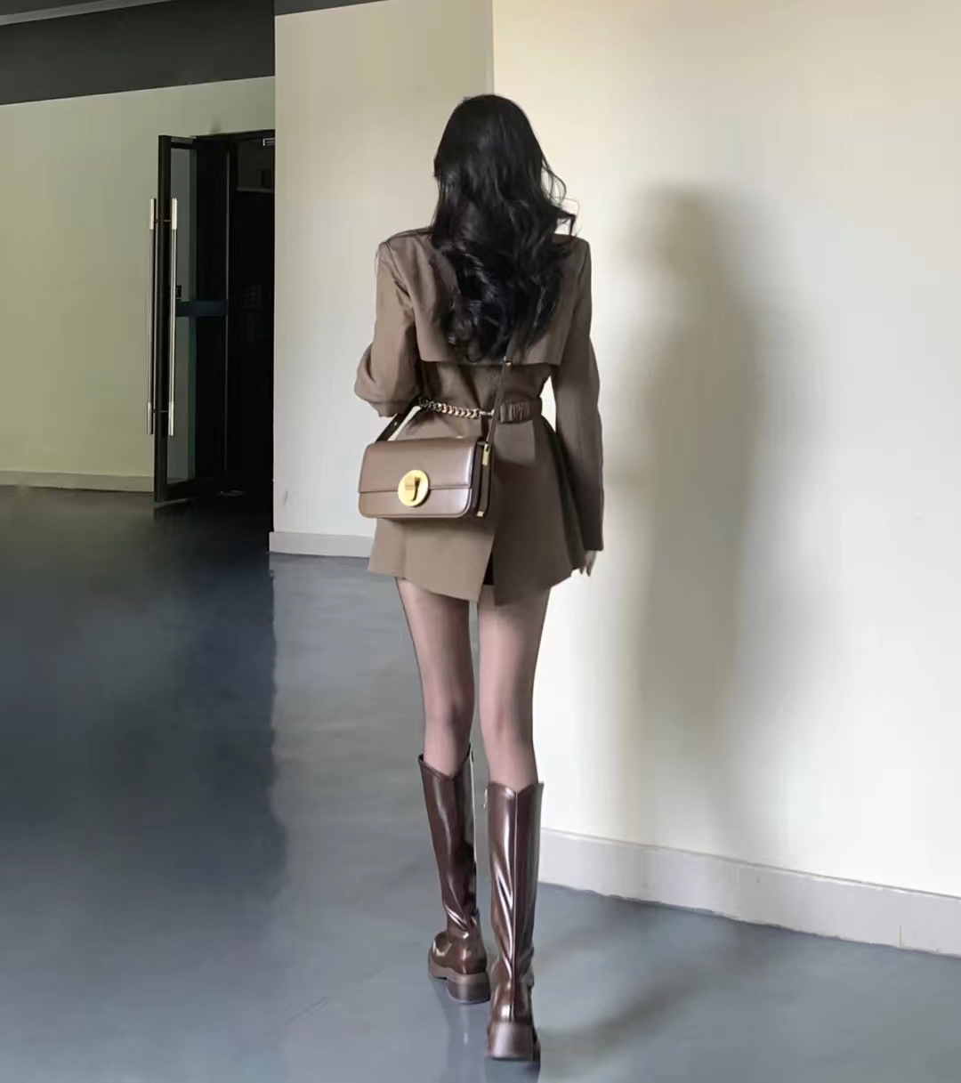 显高又显瘦的长筒靴,显瘦百搭又好看长筒宽靴