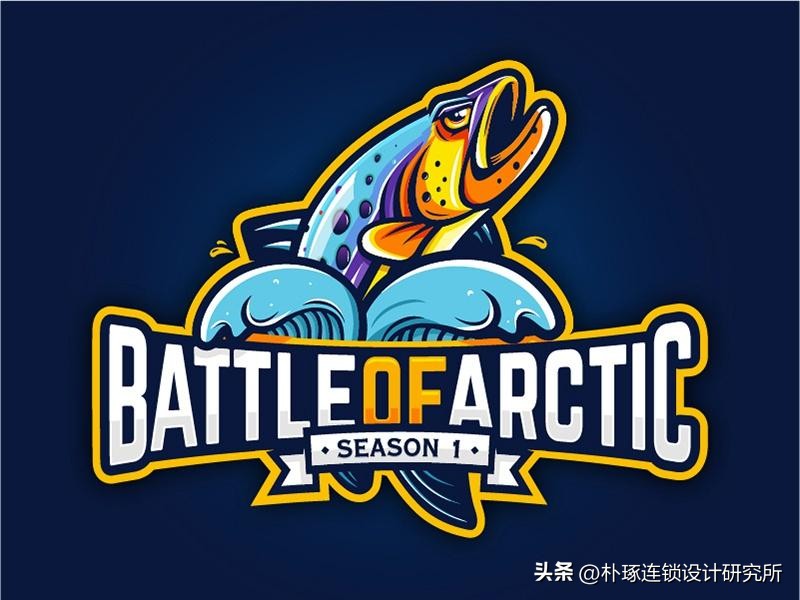 logo鱼设计创意图片欣赏,饭店logo鱼设计图片