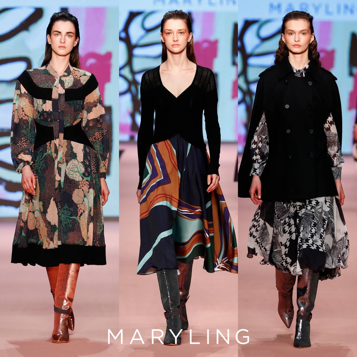 maryling2023冬季新品,maryling气质款连衣裙推荐