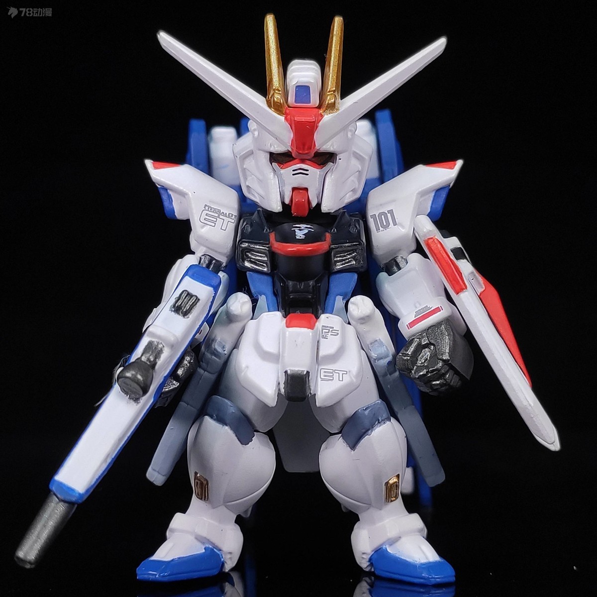 78民间测评：食玩FW新GCCORE自由高达高达中国计划版