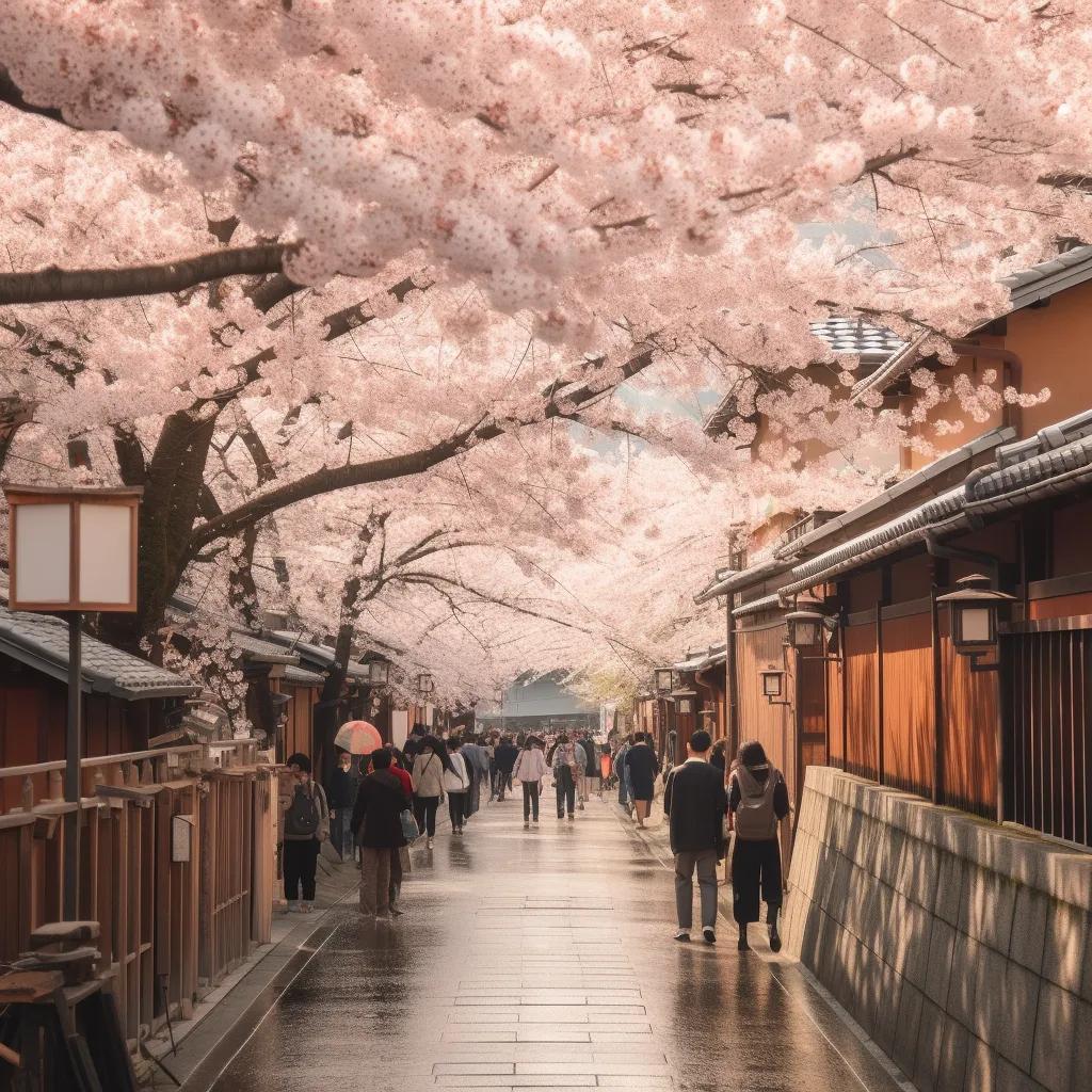 日本京都的樱花开放时间,记录最美京都樱花盛开的地方
