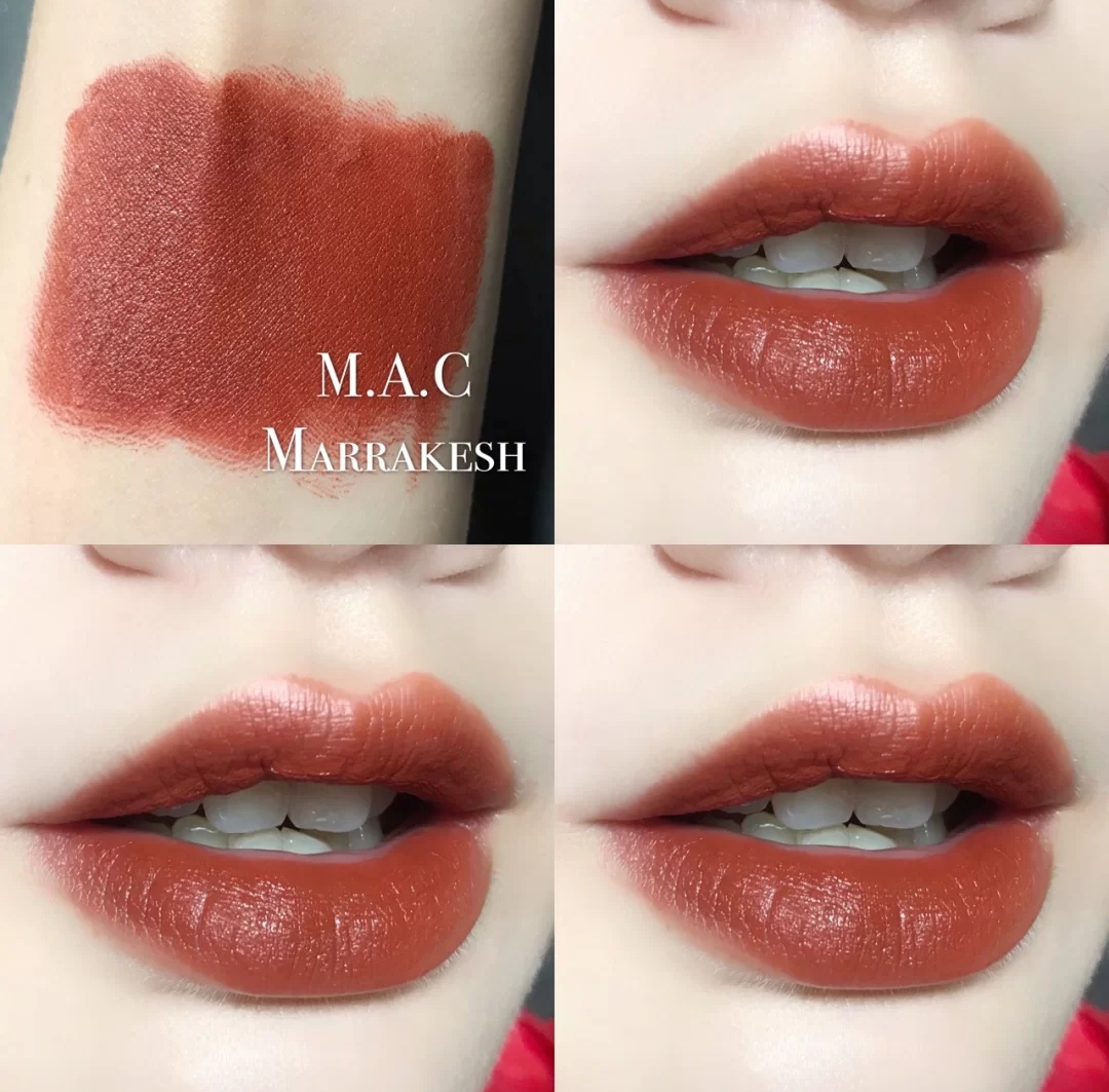 mac口红经典12件套,橘棕大牌口红推荐mac316