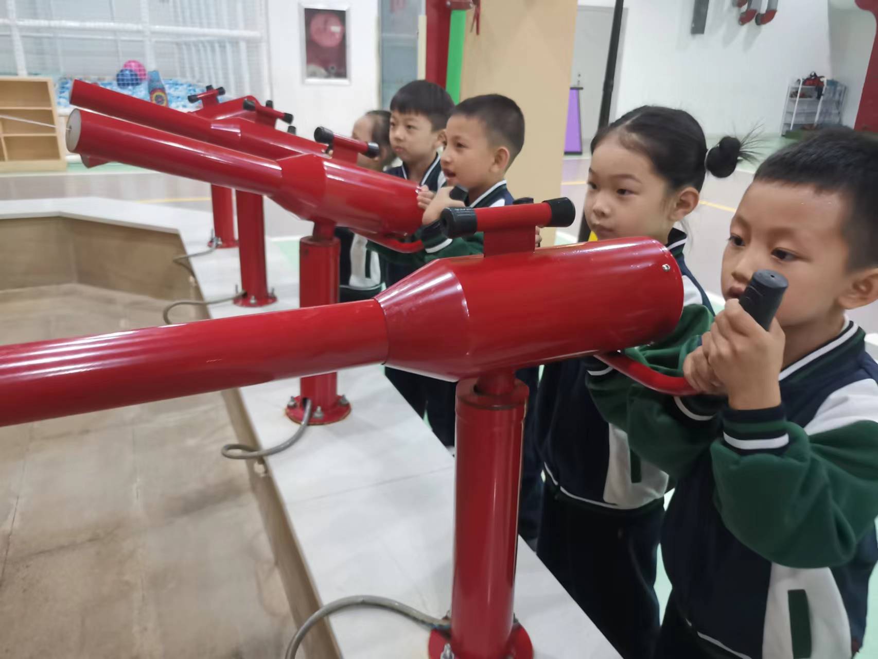 消防安全教育幼儿园,童乐幼儿园消防演练