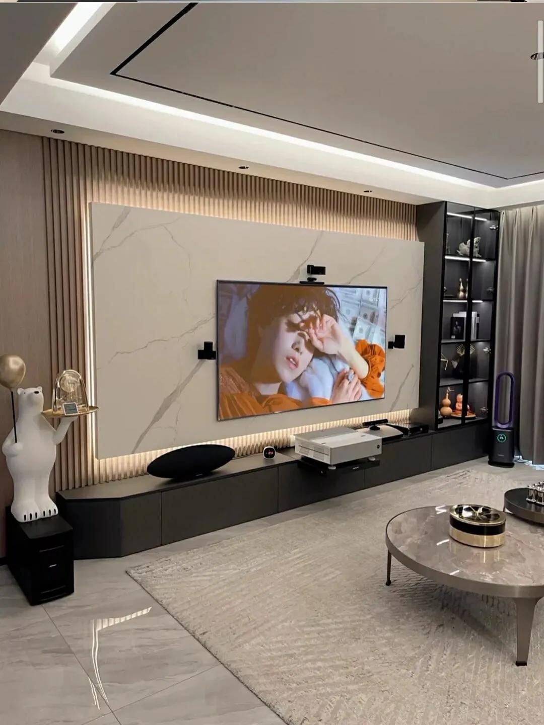 30款背景墙,极简风沙发背景墙