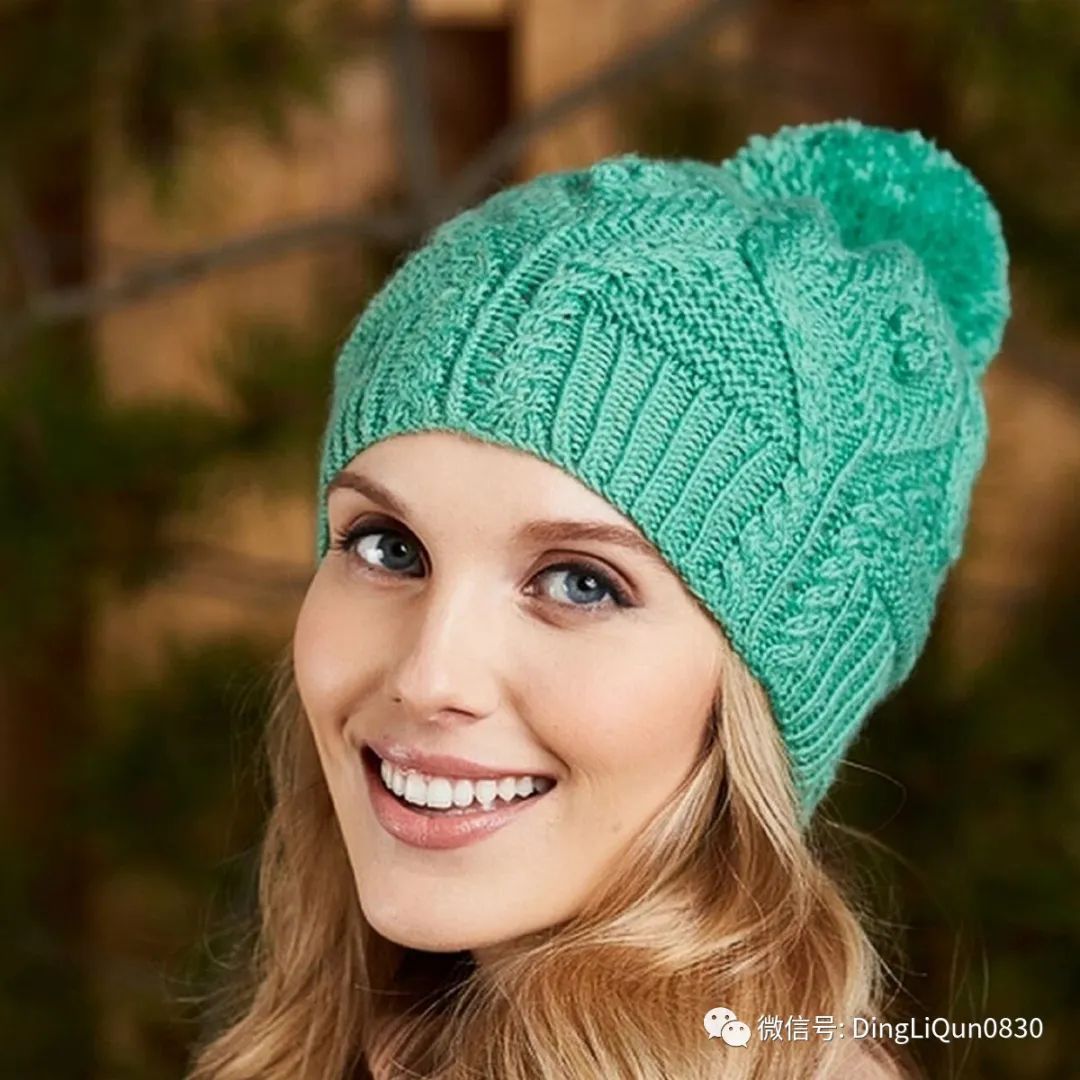 老人冬天钩针帽子图解,针织帽子款式大全