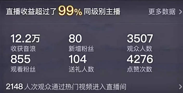 无人直播撸音浪日入12w+