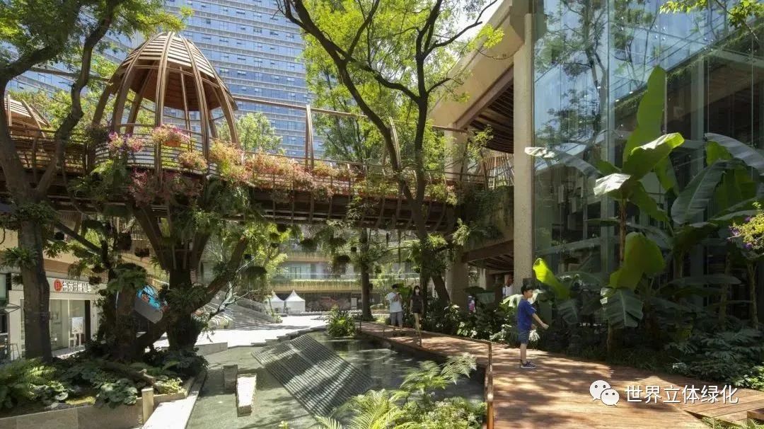 将公园“搬进”商业区,景观优势再升级