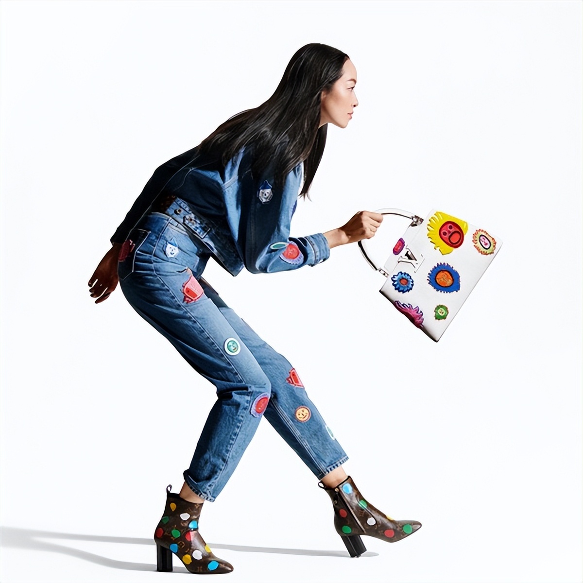 lv草间联名最难买款包,lv草间弥生联名