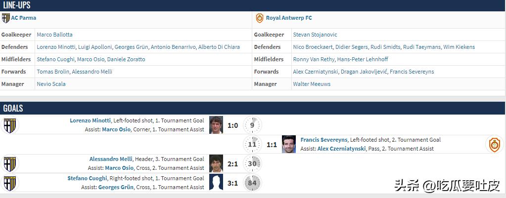 坦济时代的帕尔玛，你可还曾记得？