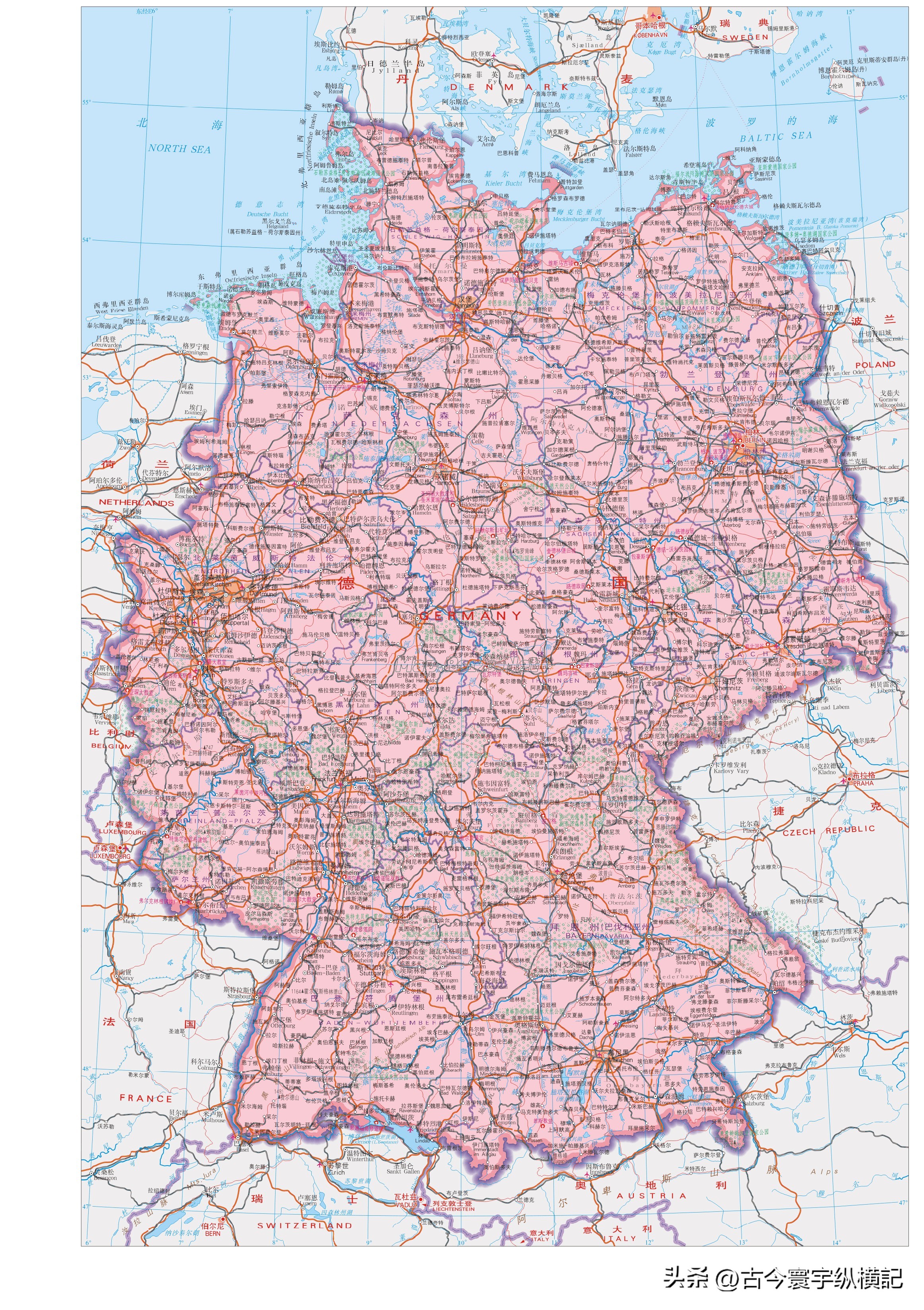 欧洲政区图高清全图,欧洲各国各时期版图