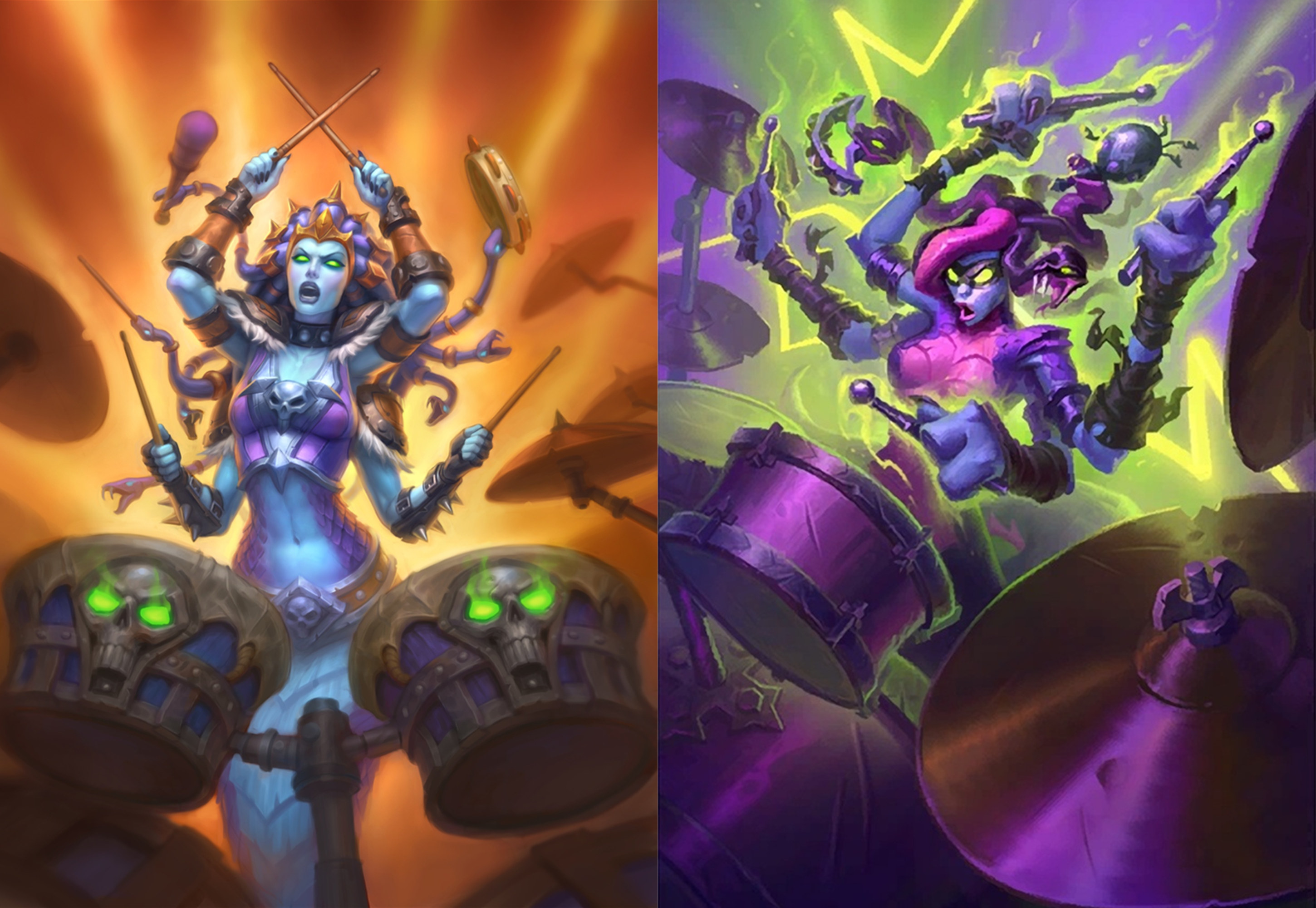 炉石传说异画卡,炉石传说传奇音乐节异画