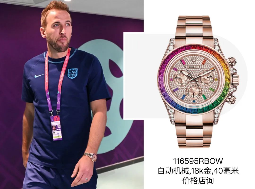 足球运动员戴什么表,足坛颜值top