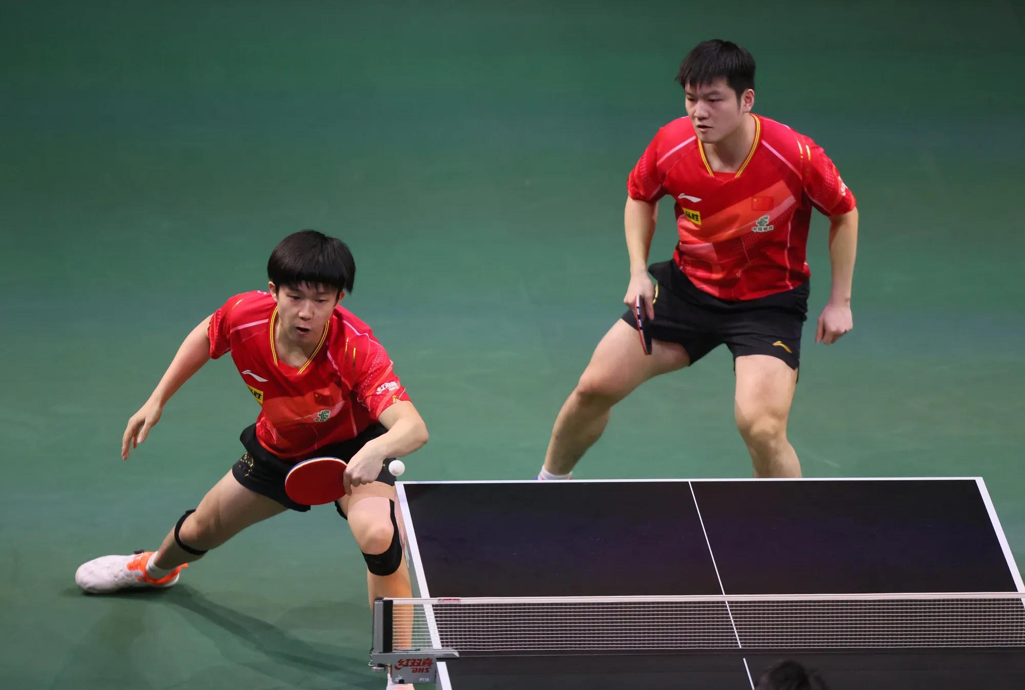 樊振东王楚钦男双伊朗完整版,王楚钦樊振东男双vs伊朗