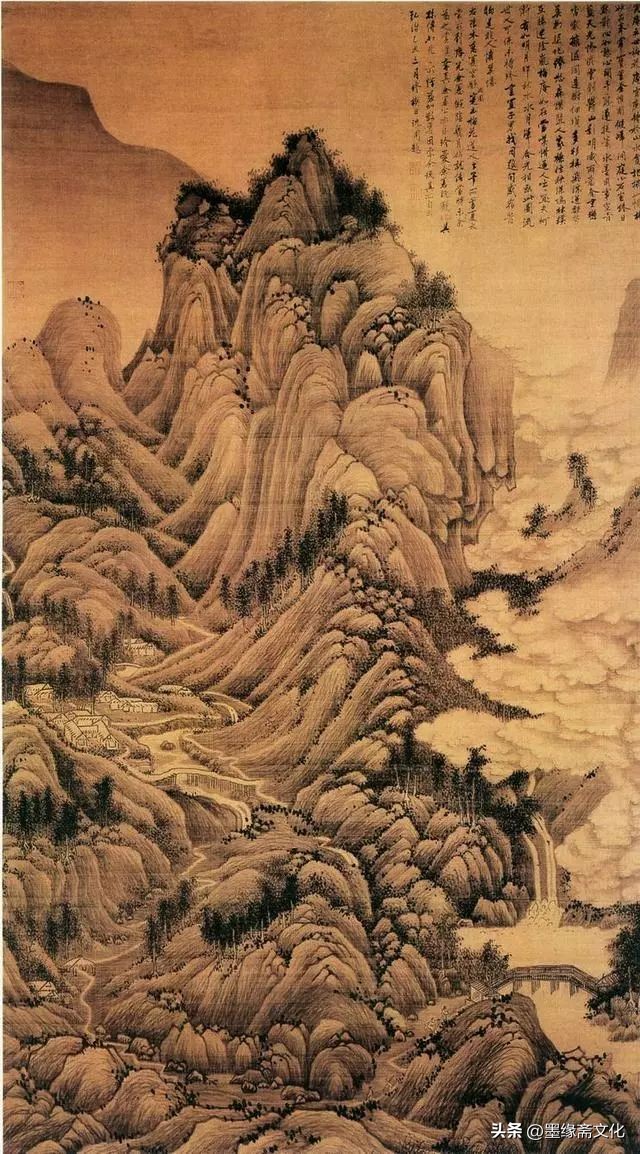 山水画欣赏圆形,山水画欣赏