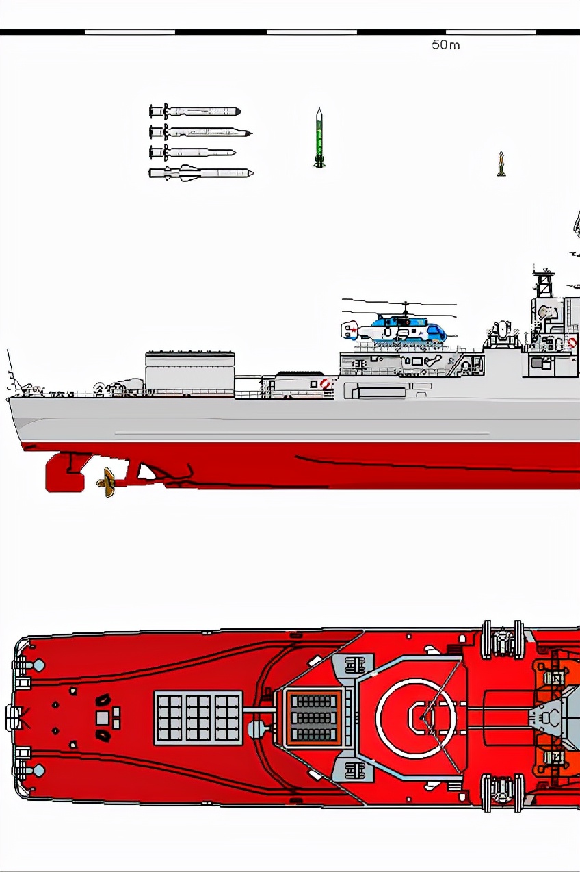 温州号现代导弹驱逐舰,现代战舰22350驱逐舰