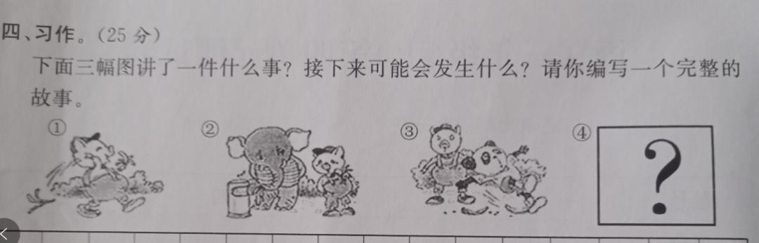 一二年级必考看图写话20篇,期末看图写话一年级