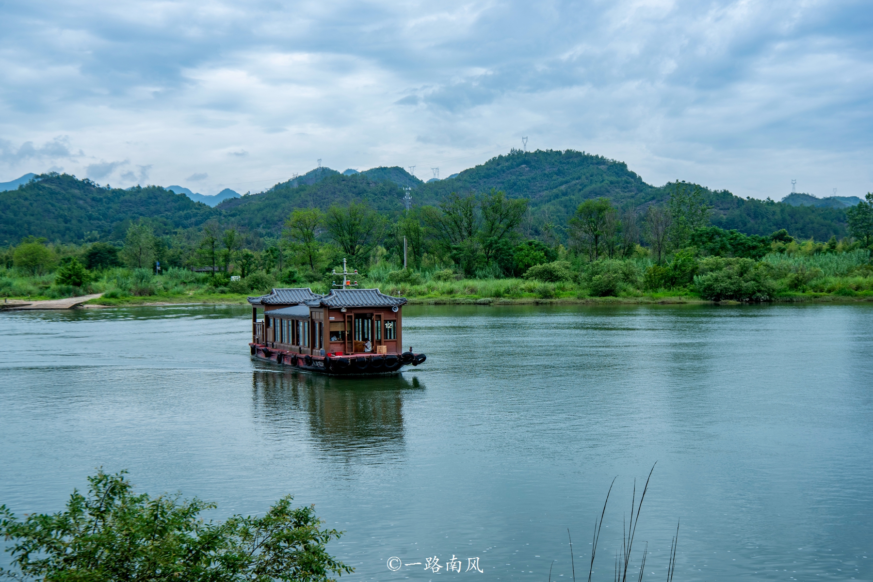 浙江丽水古堰画乡瓯江美景,丽水雨中的古堰画乡太美了