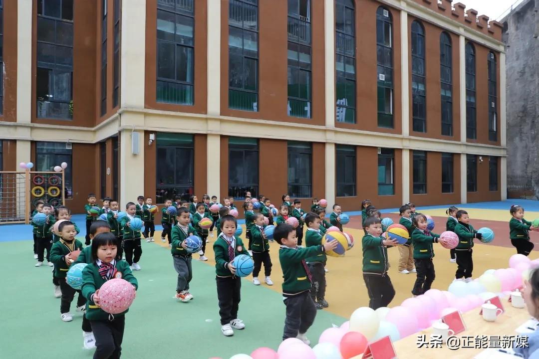 巴中正能量头条巴州区四小津桥湖幼儿园开展花样篮球操展示活动