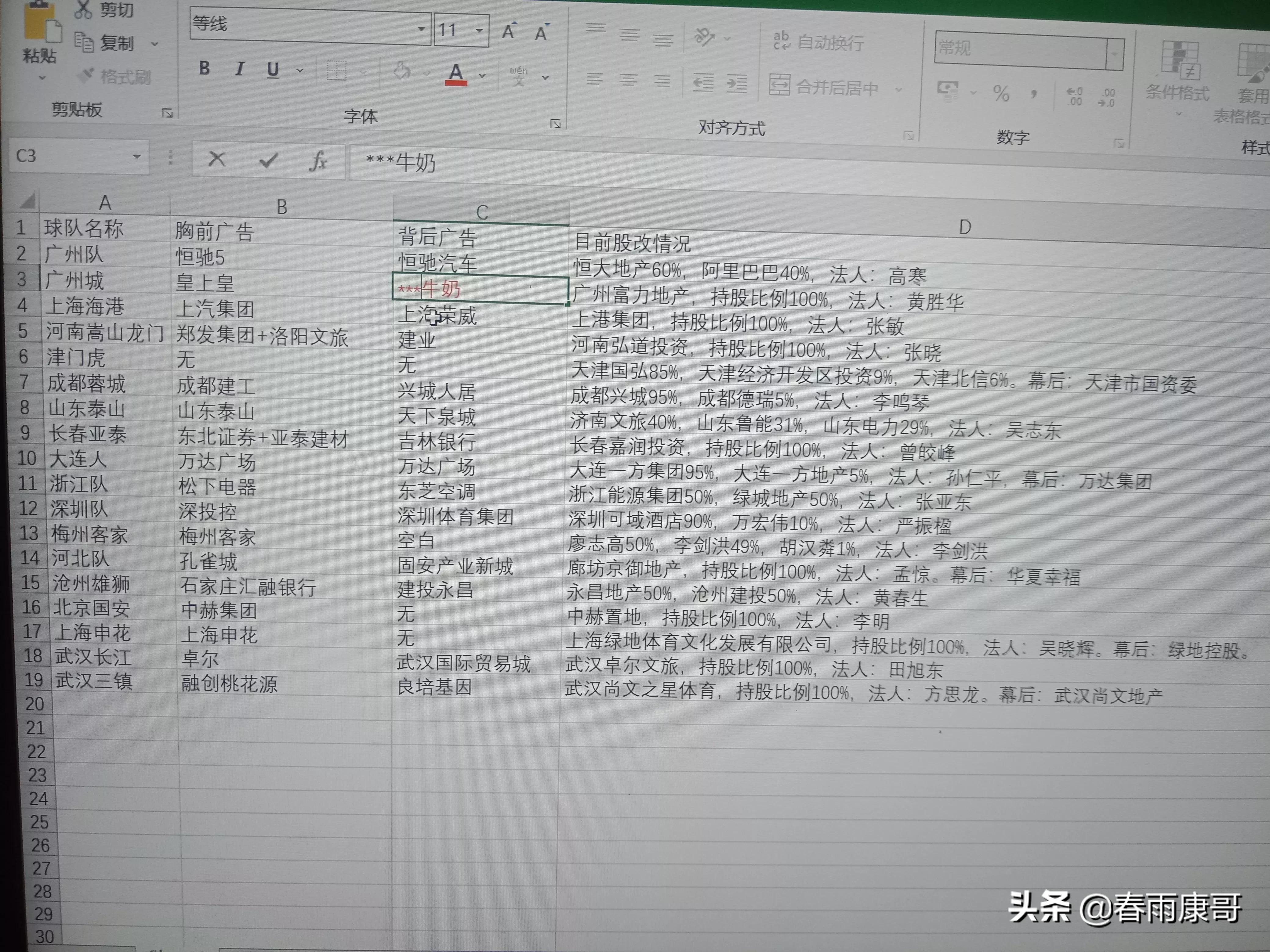 2024年中超各队球衣胸前广告,中超球衣背面名字图片